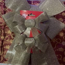 Glitter Christmas Bows 