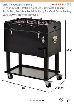 Foosball cooler