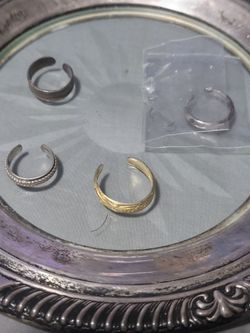 Set of 4 Adjustable Toe Rings