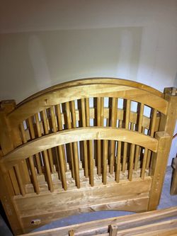 Wood bunk beds or two stand alone twins