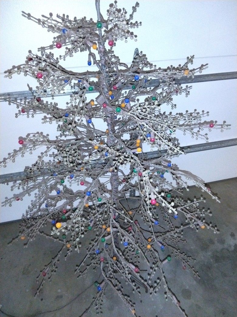 Colored Lights Christmas Tree