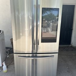 Samsung, 2021 three door stainless steel fridge