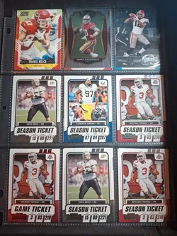Panini NFL Star Card Lot – Mahomes, Brady, Kelce, Rodgers & Brees