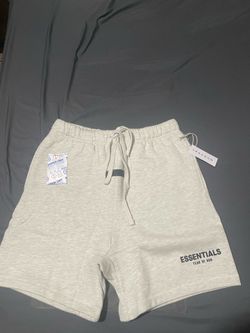 White essentials fear of god shorts