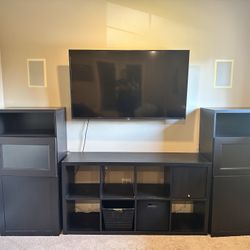 Tv Media Center Shelves And Cubes