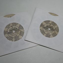 RARE VINTAGE VIEW-MASTER CINDERELLA DISNEY THEATRE REELS 1 & 2 RP-1060 3D