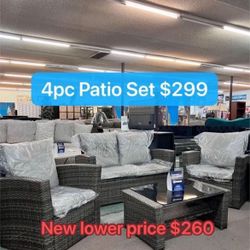 🔥 Hot Deal 🔥 Outdoor Patio Furniture 4pc Set Only $260, Delivery Available 