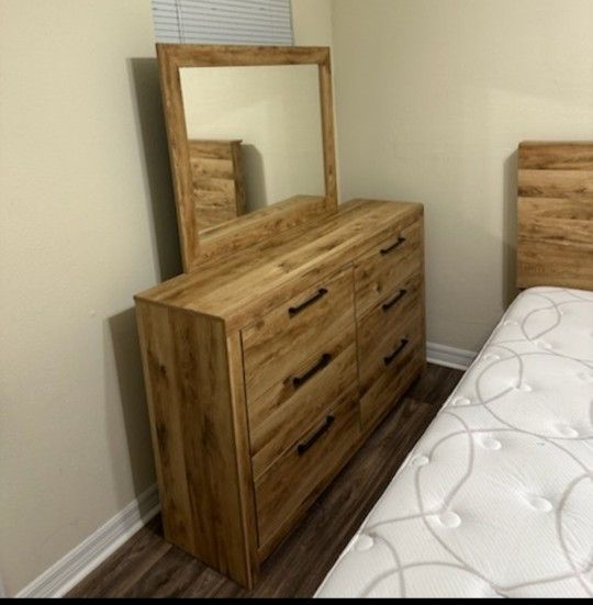 King Size 6 Draw Storage Bed With Large Dresser