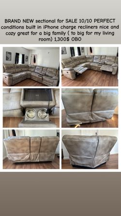 Brand new sectional