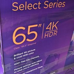 TV 📺 ROKU 65" SELECT SERIES SMART 4K HDR BEST BUY