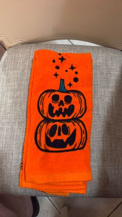 Halloween dish towels