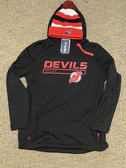 New Jersey Devils Pull Over And Beanie