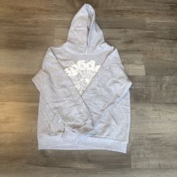 White Spiderweb Hoodie 