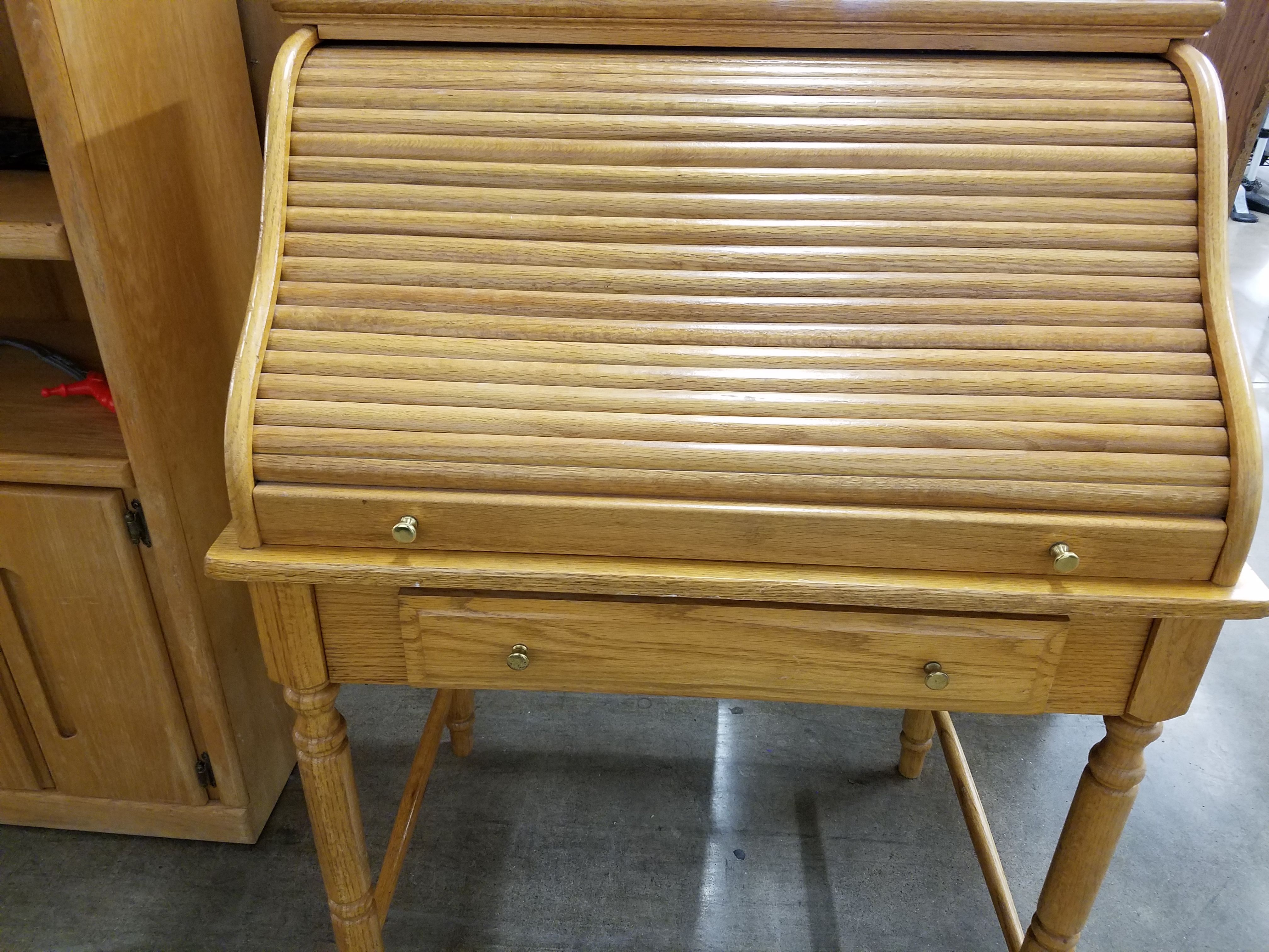 Antique roll top desk..