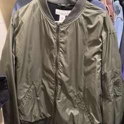 H&M Olive Green Bomber Jacket