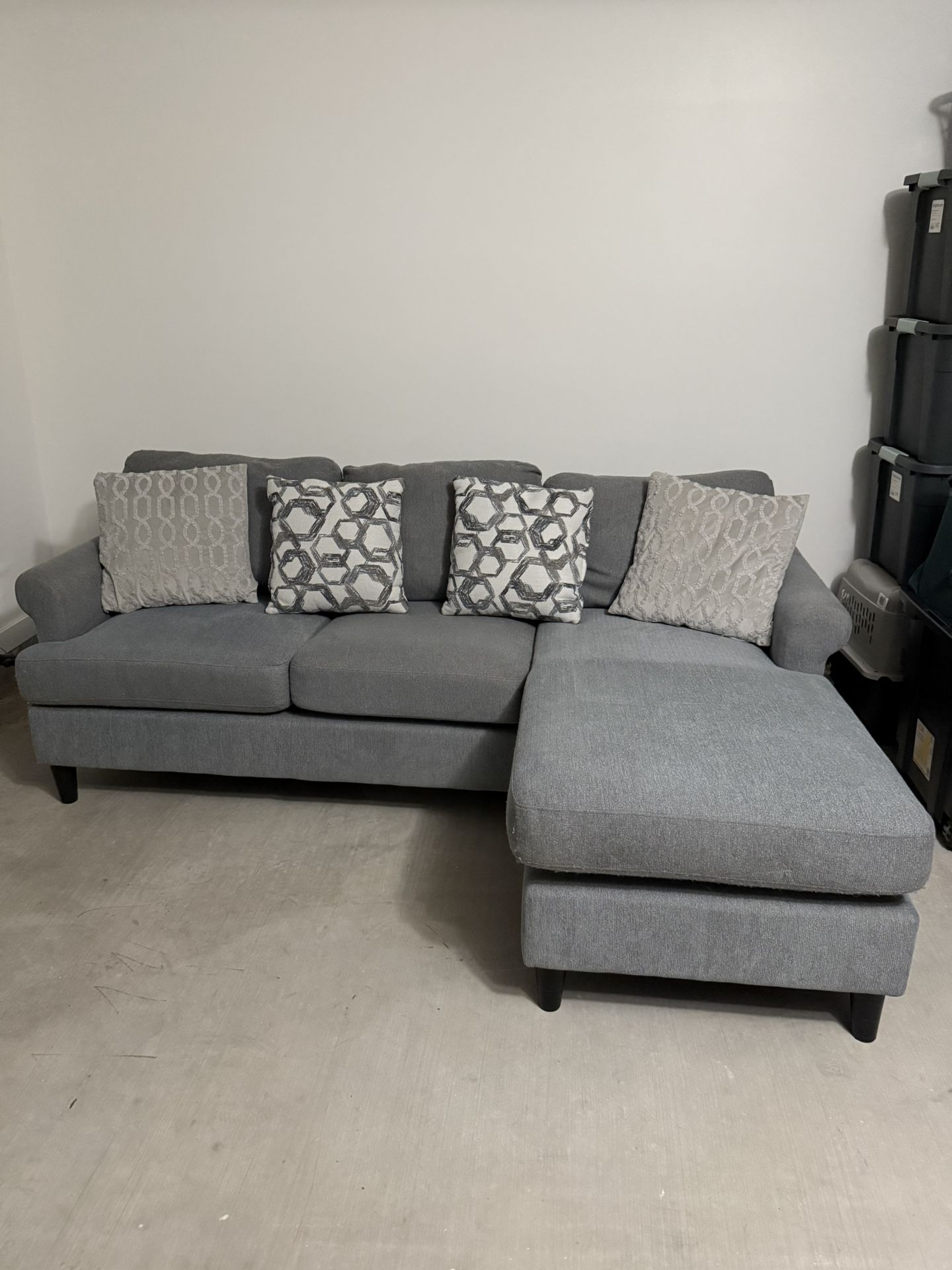 Grey Sectional Couch