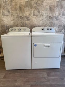 Whirlpool washer and dryer laundry