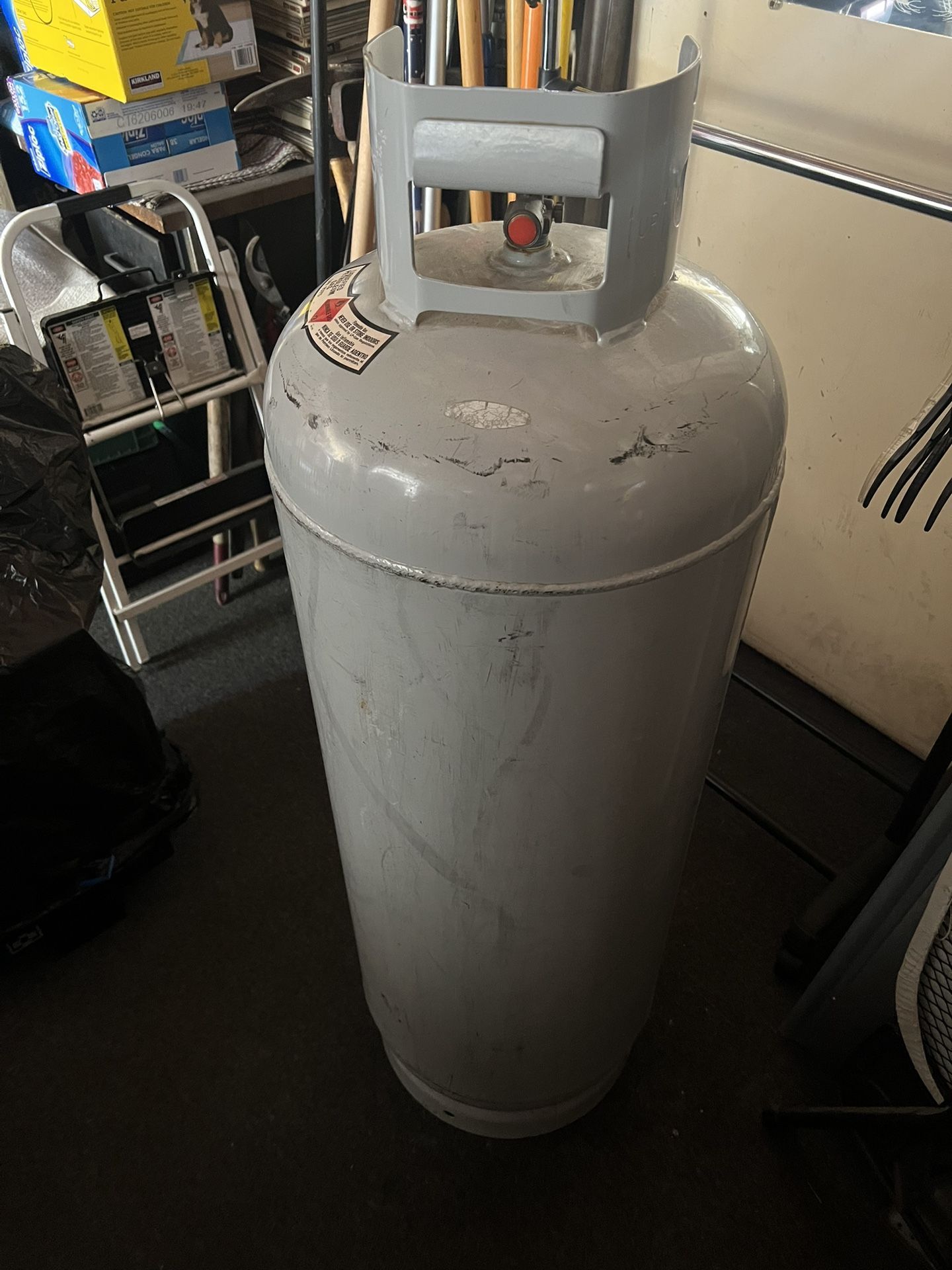 100 Gallon propane tank.