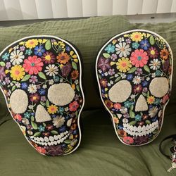 Decorative Pillows Skulls Calaveras