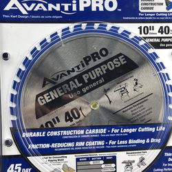 Avanti Pro 10 in. x 40-Tooth General Purpose Circular Saw Blade