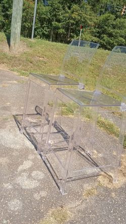 New clear chairs