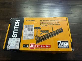 Bostitch 3-1/4-in 28 -Degree Pneumatic Clip head/Roundhead Framing Nailer, Model #BTF83WW