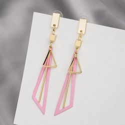 Triangle Dangle Earrings