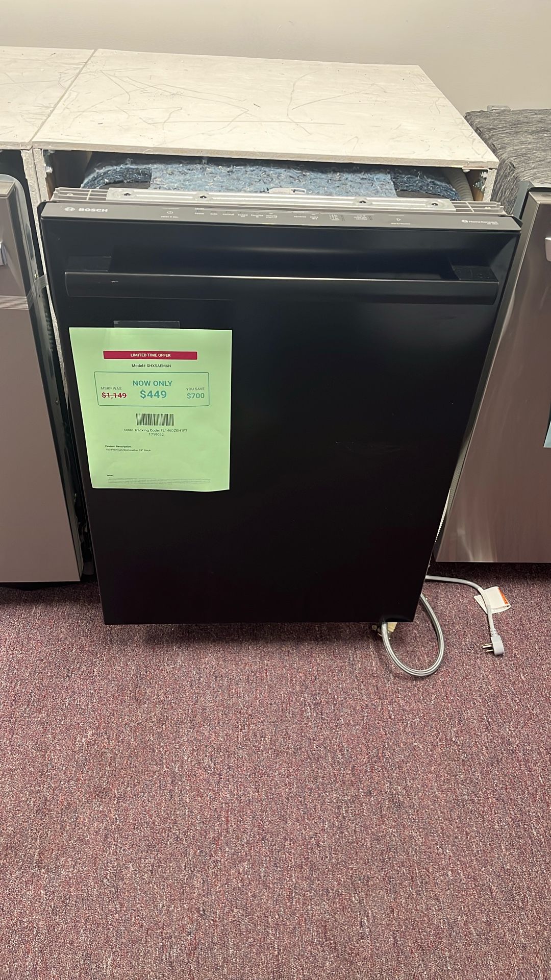 Dishwasher Black New Open Box