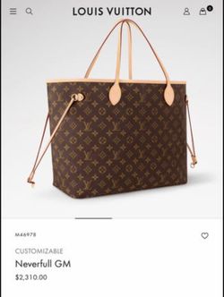 Authentic Louis Vuitton Neverfull GM Monogram Canvas