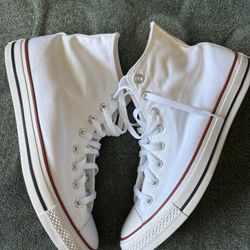 White Converse High Top