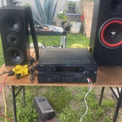 Sistem Cervin Vega And Receiver Yamaha HDMI Opt