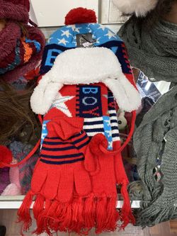 Beanies y bufanda 🧣 guantes 🧤