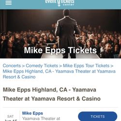 Mike, Epps, At Yamaava Theater, Highland, California