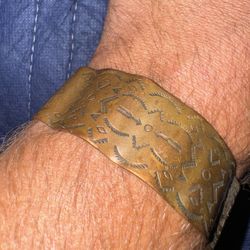 Native Copper Cuff Bracelet 