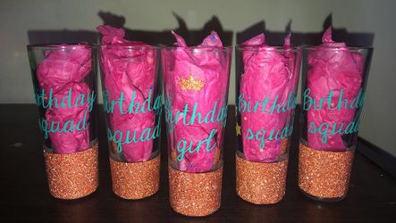 Custom shot glasses