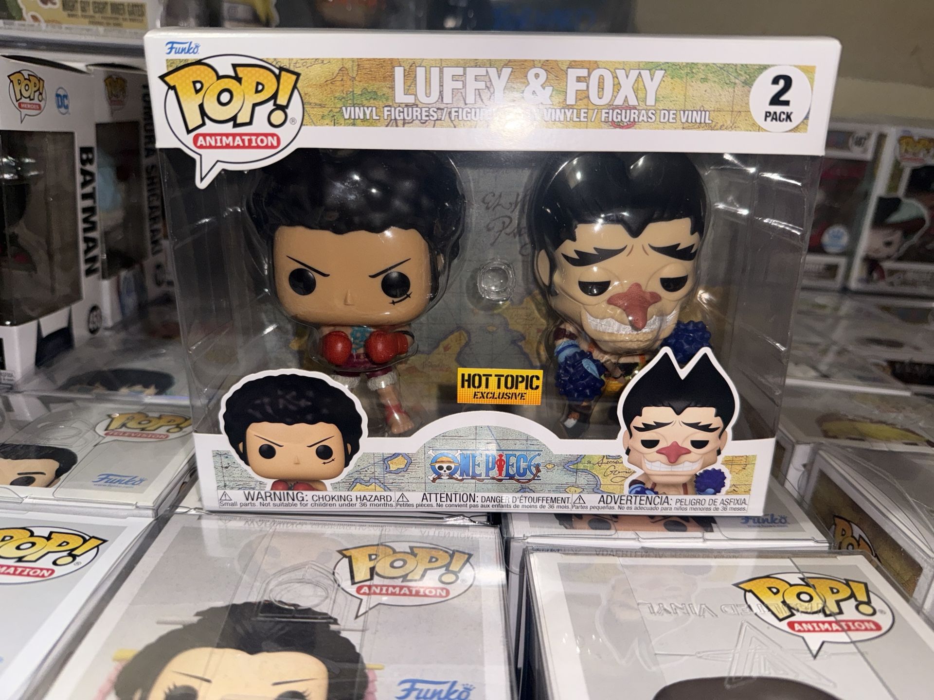Luffy And Foxy 2 Pack Funko Pop