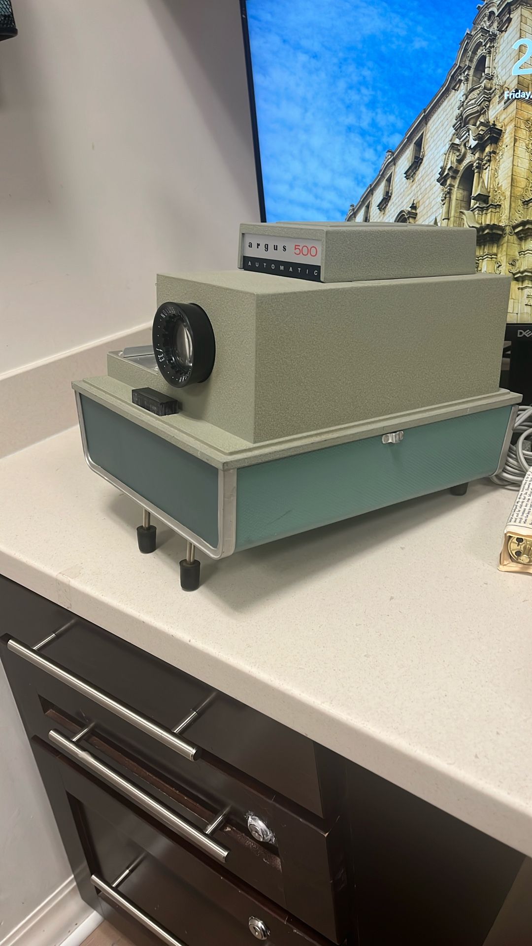 argus 500 automatic slide projector