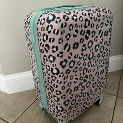 Hardside Carry-On Spinner Suitcase, Animal Print