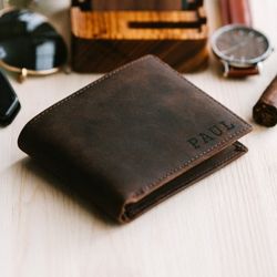 Personalized Wallet, Mens Wallet, Engraved Wallet