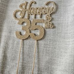 35th Birthday Cake Topper