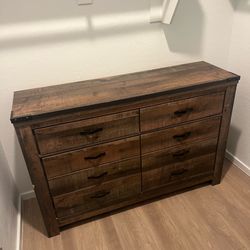 ￼Large wood dresser