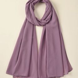 Solid Chiffon Scarf 🧣 