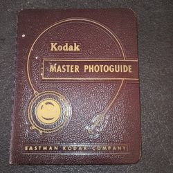 Vintage Kodak Master Photoguide