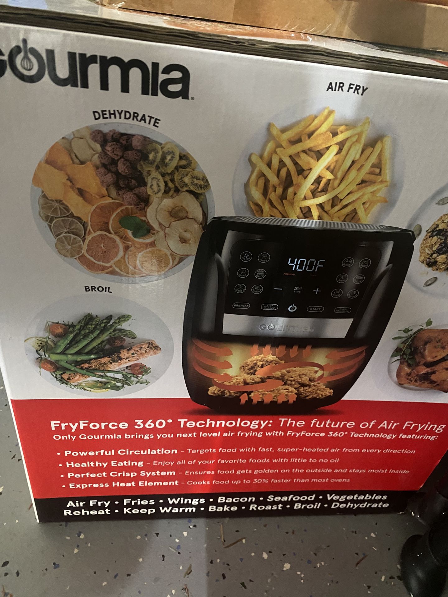 Gourmia 4-Qt Digital Air Fryer,Touchscreen, Compact, Dishwasher Safe, Black