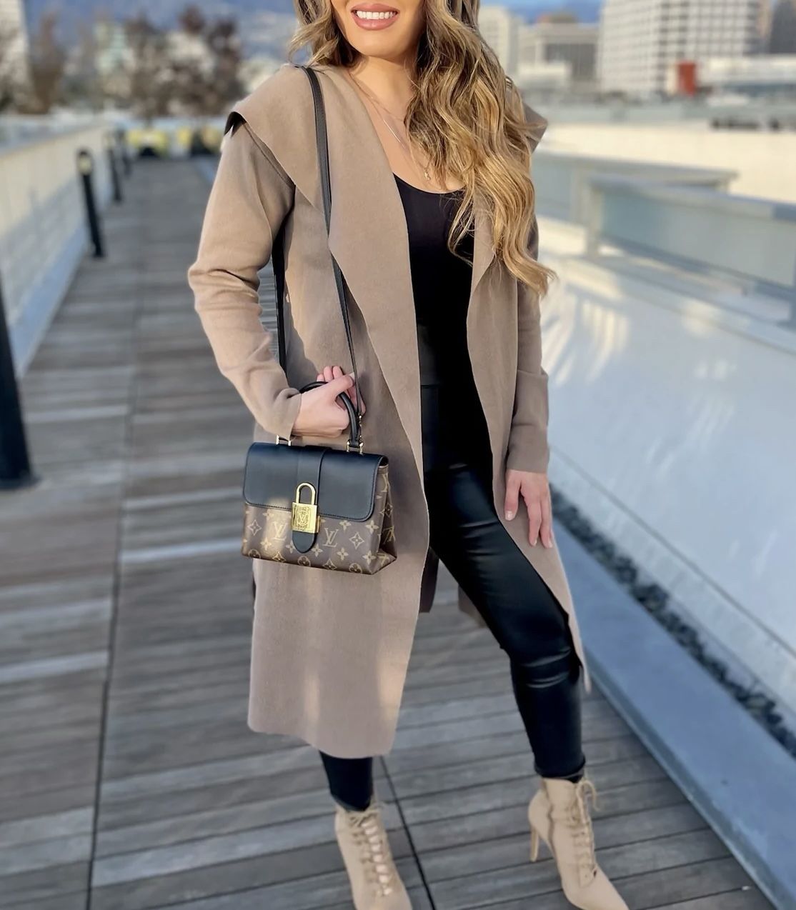 Mocha Belted Cardigan (medium/large)