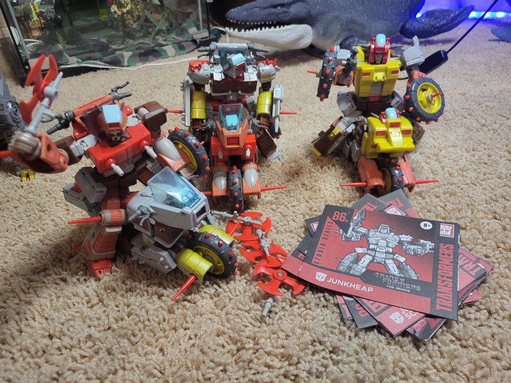 Lot Of 6 Transformers Junkions 