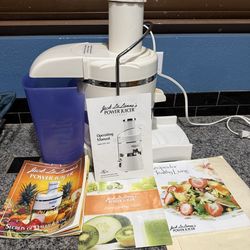 Jack LaLanne Juicer, With Manual/Recipes Books, Runs Strong And Quiet