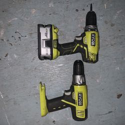 2 Ryobi drills