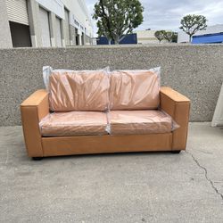 65in Modern Fabric Loveseat, Couch Sofa