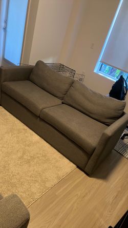 2 Cushion Gray Sofa